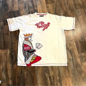 Vintage 90s Coogi T shirt with joker playing poker